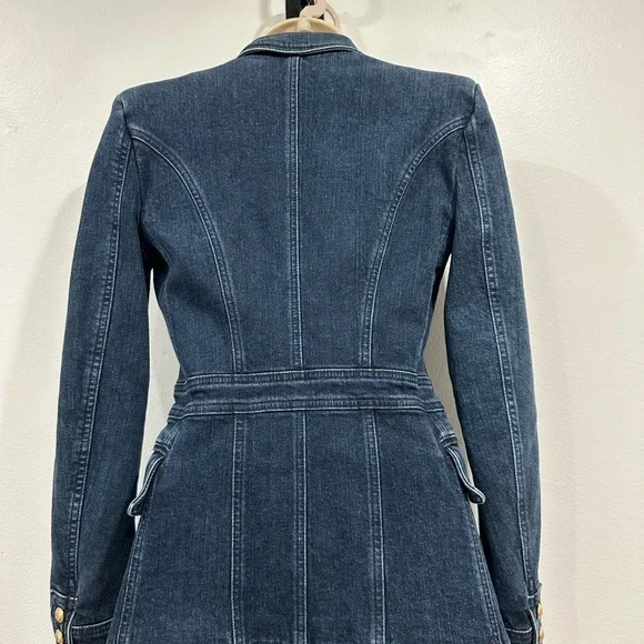Like New! Authentic Balmain Denim Blazer - Picture 12 of 15